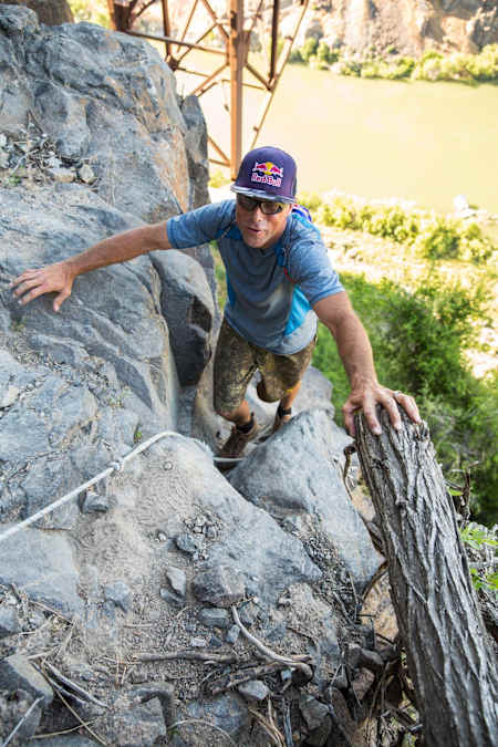 Daisher had been training for six months for this feat.