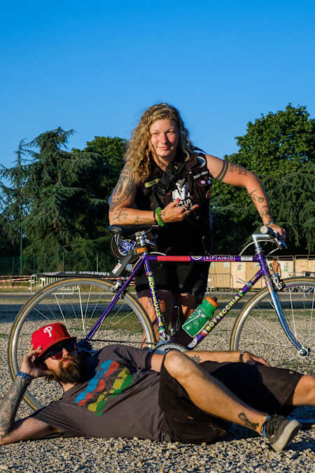 世界のメッセンジャー、バイクスナップ