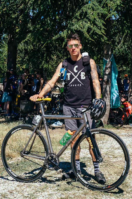 世界のメッセンジャー、バイクスナップ