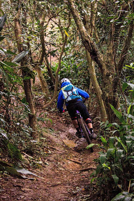 Enduro讓騎乘者要在高速中應變各式考驗，比電玩模擬還刺激