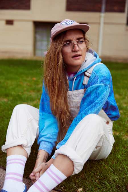 Melbourne singer and drummer G Flip or Georgia Flipo