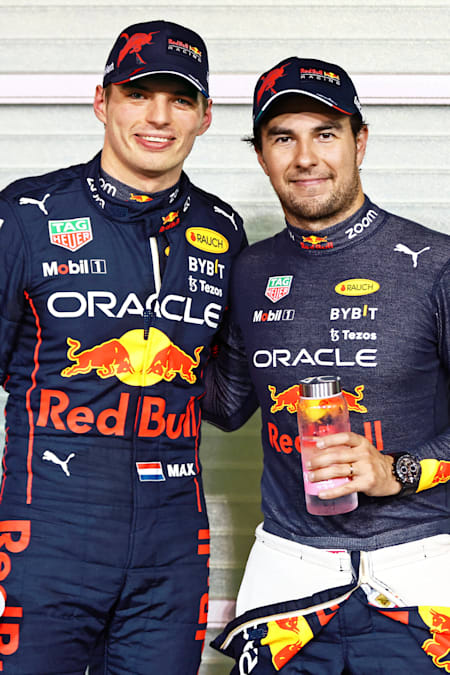 Max Verstappen and Sergio Pérez