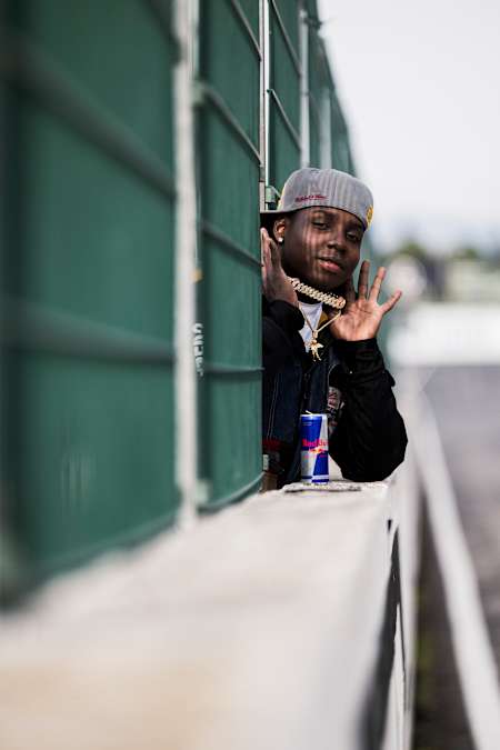 Fat N posa en el circuito del jarama