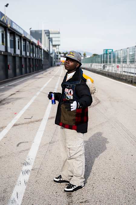 Fat N posa en el circuito del jarama