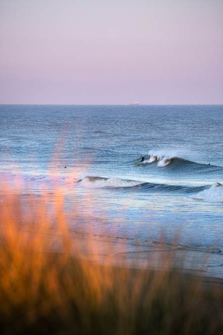 Nederlands uitzicht op surf