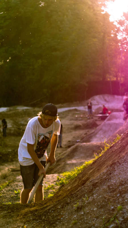 DirtPark Boršov nad Vltavou, MTB dirt bike, Filip Rýc