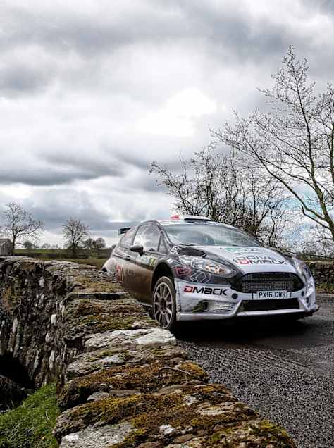 Evans contested the ERC-counting Circuit of Ireland Rally in 2016