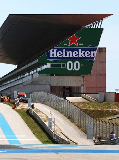 Het F1-circuit van Portimão heeft grote hoogteverschillen.