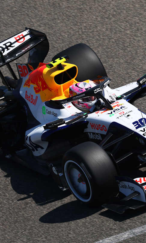 Liam Lawson podczas drugich zimowych testów F1 w Bahrajnie 2026