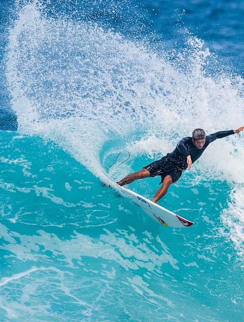 Kanoa Igarashi of Japan launches off a wave during Heat 2 of the Red Bull Rip Curl Pro Bells Beach quarterfinals in Victoria, Australia, April 2026, unleashing dynamic surfing energy