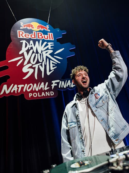 DJ Kido performes during the Red Bull Dance Your Style in Warsaw, Poland on June 16, 2024.