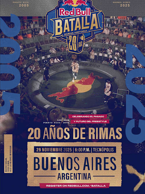 La gran celebración por los 20 años de rimas. 