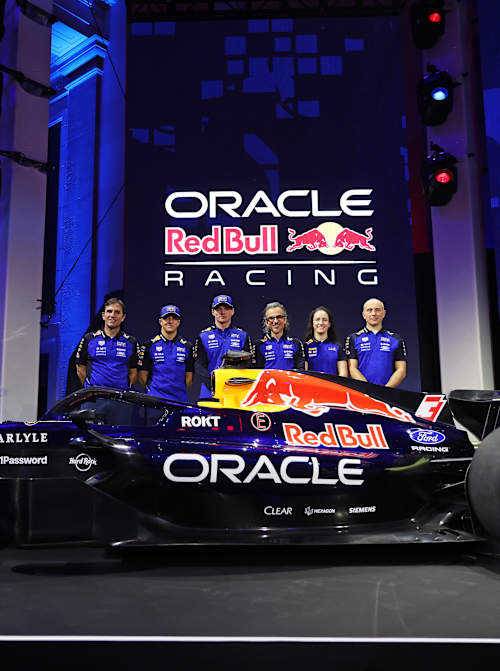 Oracle Red Bull Racing'in araç tasarımı, Michigan Central Station'da düzenlenen Red Bull Racing sezon açılışı sırasında 15 Ocak 2026 tarihinde Detroit, Michigan'da sahnede tanıtıldı.
