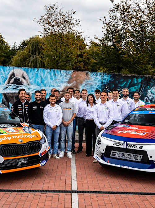 Team France took on Team Portugal in the second National Match Rally