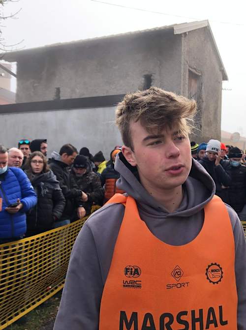 Dallapiccola was a marshal before he became a rally driver
