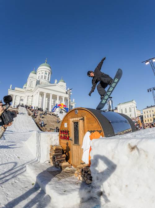 Elias Hämäläinen riding at Red Bull Heavy Metal in Helsinki Finland on 7.3.2026
