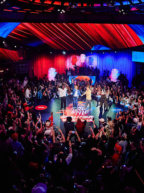 Participants at Red Bull Dance Your Style Qualifier West