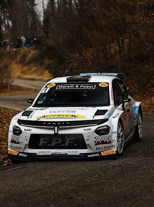 ERC event winner Crugnola has made more Lancia rallying history