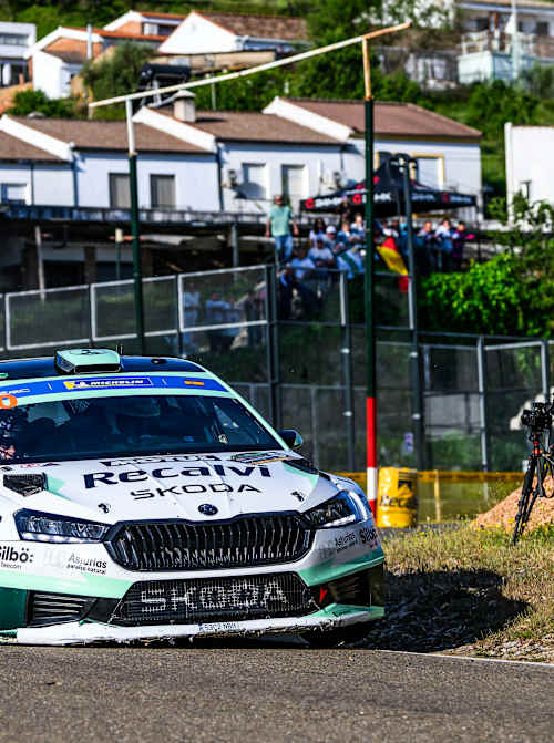 Suárez is on top after four ERC stages in Spain