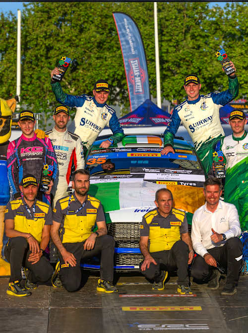 Coleman topped the ERC Fiesta Rally3 Trophy order in Spain