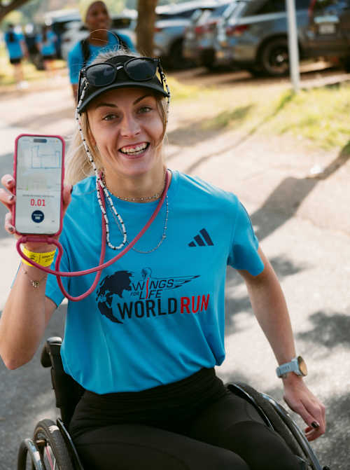 On May 10, 2026, Wings for Life World Run App Run participants are pictured in Pretoria, South Africa, capturing the thrill and inclusivity of Red Bull’s global running event