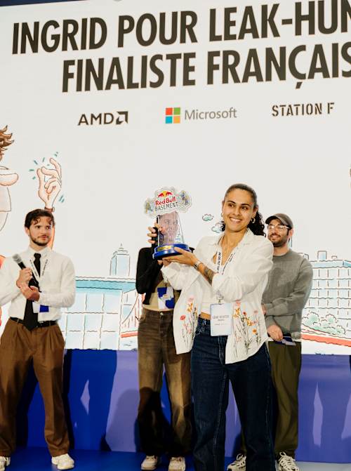 Avec son projet Leak-Hunter, Ingrid Khayati remporte l'édition française de Red Bull Basement 2026.