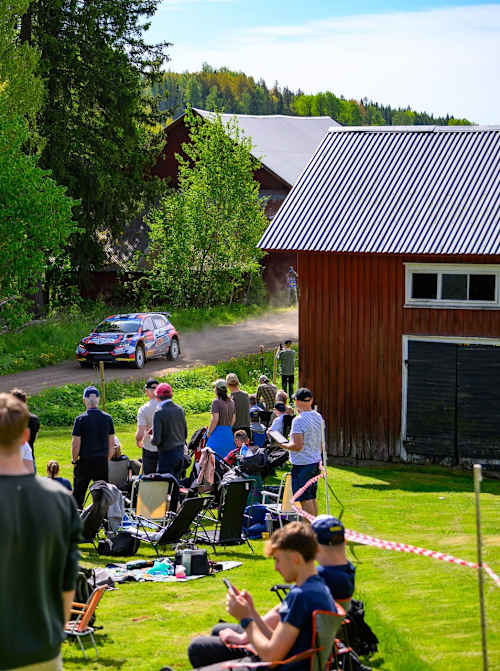 Teemu Suninen holds a narrow Swedish ERC lead