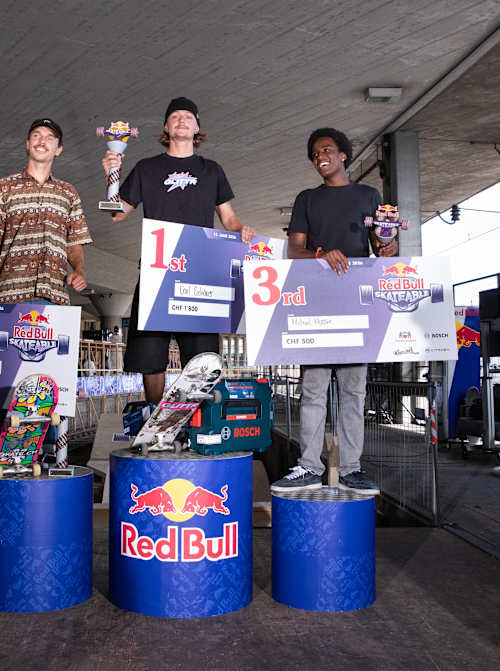 Podium at Red Bull Skateable in Lausanne on June 13, 2026