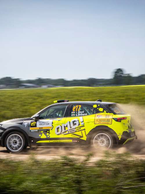 Lloyd finished third to Schulz on ADAC Opel GSE Rally Cup opener