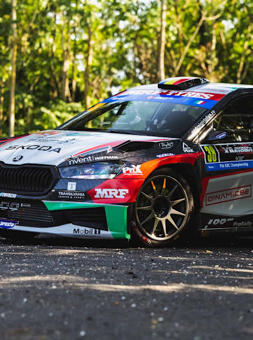 Romanian star finished on his ERC debut