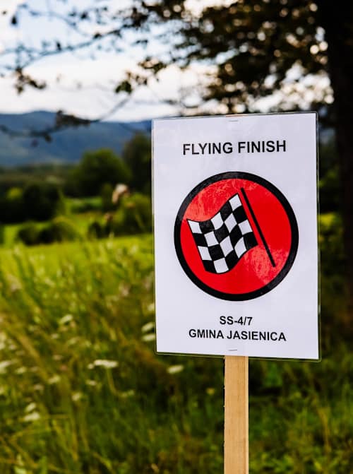 Rally Poland has resumed following earlier stoppages
