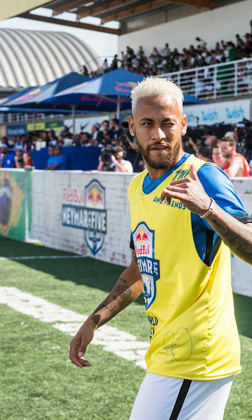 Neymar Jr durante o Red Bull Neymar Jr's Five 2019