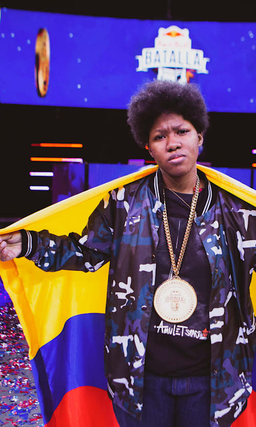 El esplendor de ser la primera campeona de Red Bull Batalla Colombia