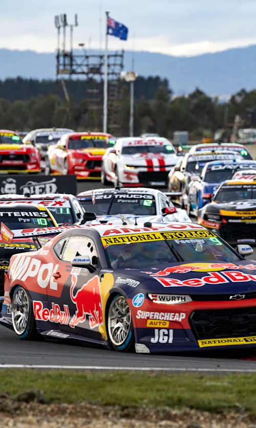Broc Feeney races during stop 4 of the Supercars Championship