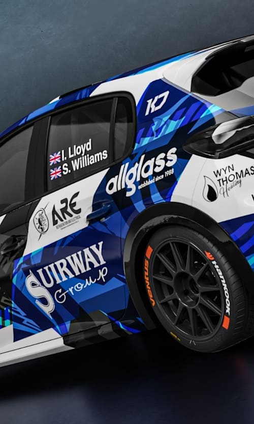 Sion Williams will co-drive fellow Welshman Lloyd