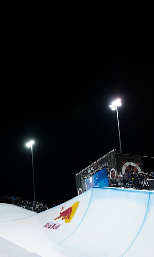 Scotty James performs at the Laax Open in Laax, Switzerland
