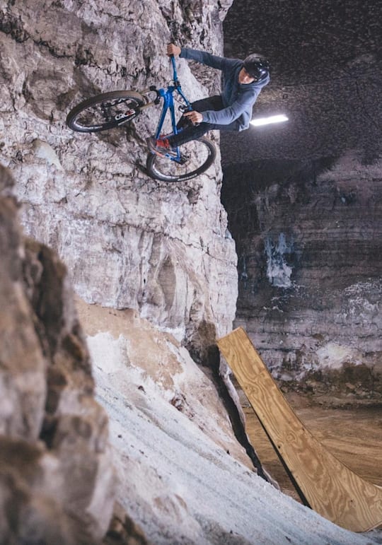Mega Cavern Underground Bike Park MTB Video