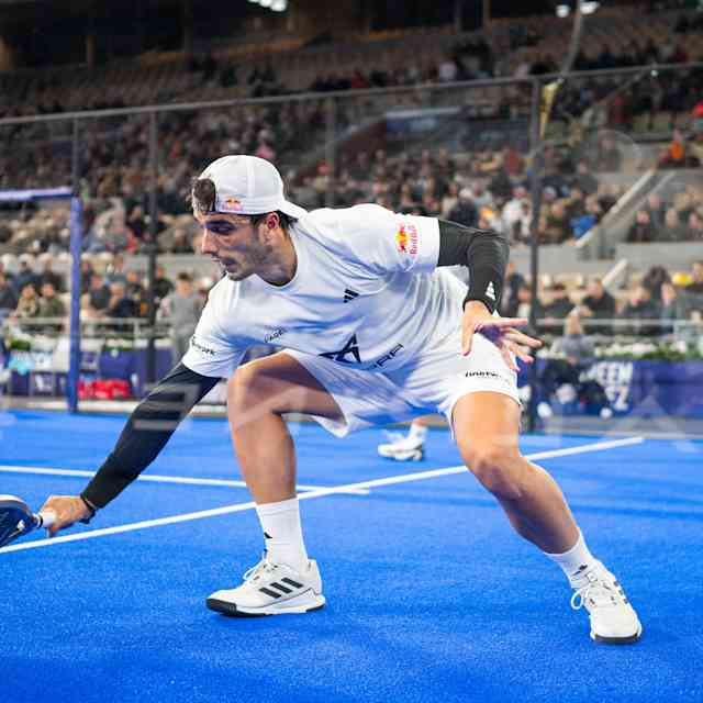 Alejandro Galan of Spain competes during the Greenweez Paris Major, at Roland-Garros stadium in Paris, France on October 04, 2024.