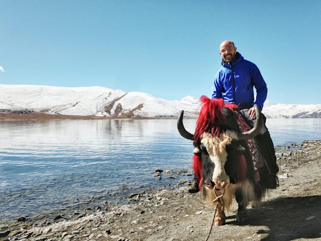 zu fuss nach tibet stephan meurisch s reise route
