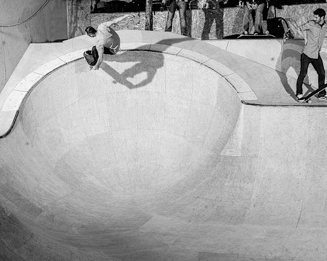 Italy’s Daniel Cardone with a massive wallie rag off
