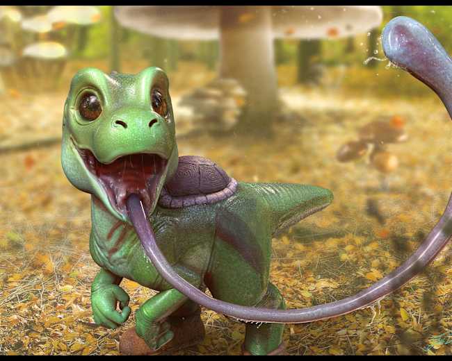 クッパとヨッシーが現実世界に存在したら