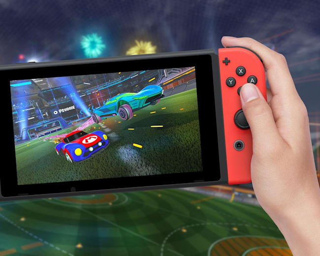 is rocket league 2 player on switch
