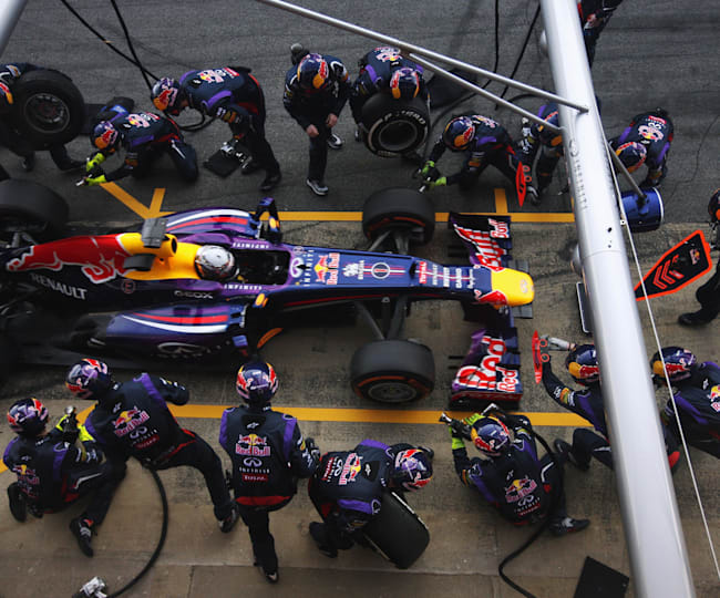pics Arret Stand Formule 1 f1 un arret aux stands a 1000fps