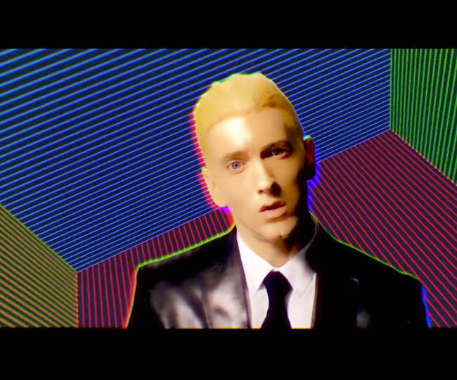 Eminem Perfectly Channels Max Headroom In Rap God - rap god eminem roblox id