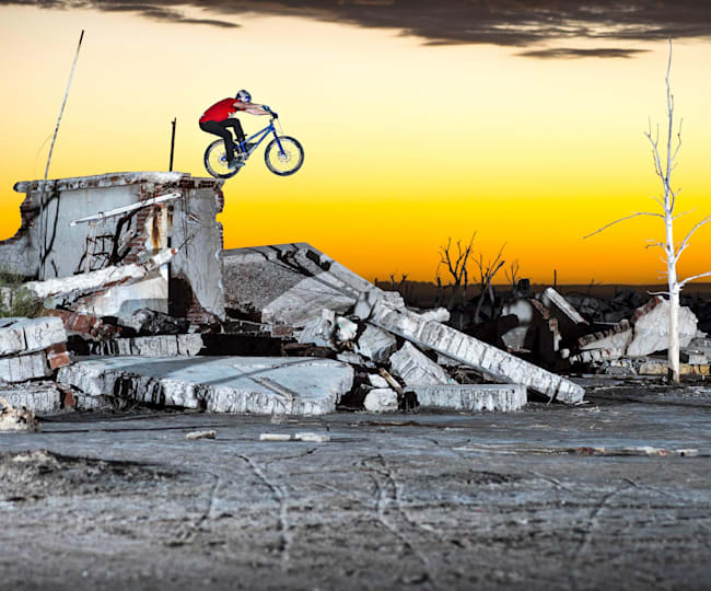 Street Trials Cyclist Danny Macaskill S Epecuen Video Bmx pro kriss kyle and red bull defy the… street trials cyclist danny macaskill s