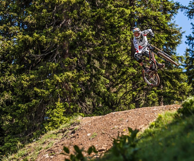 Trilha de downhill Clearance