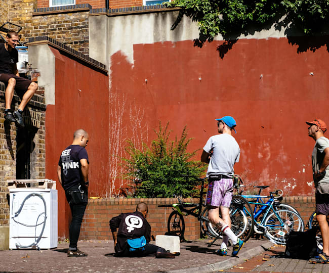 不法占拠生活をすると或るメッセンジャー in ロンドン