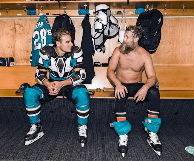 Timo Meier Und Joe Thornton Die Sharks Im Buddy Check