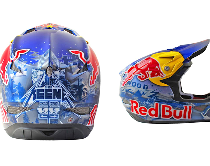 Casque vtt best sale integral red bull