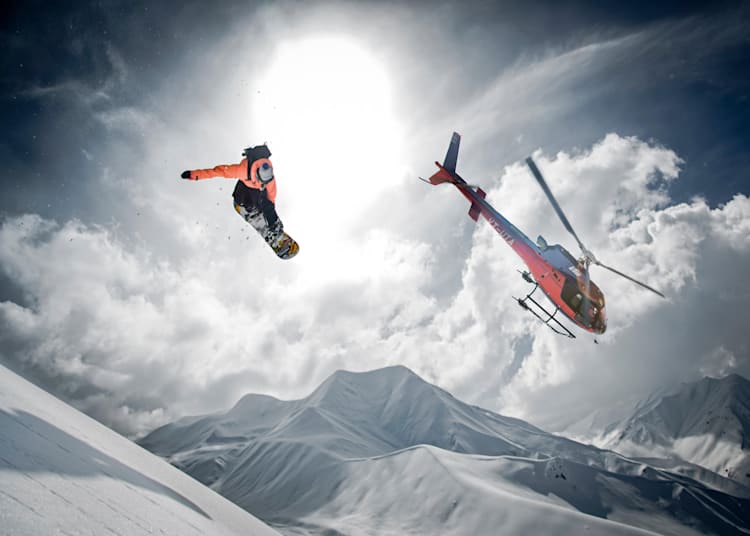 heliskiing